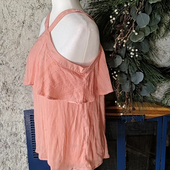 Maurices Peach Flowy Tank - Picture 5 of 6